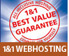 Southend Hotels recommends 1&1 webhosting